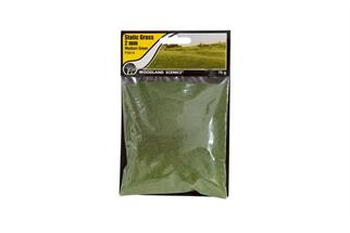 Woodland Statik-Gras 2 mm mittelgrün (Inhalt: 70 g)