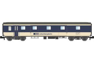Aare Valley Models N BLS Gepäckagen EW I D, mit Innenbeleuchtung/Zugschluss