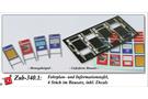 AB-Modell N Fahrplan-/Informationstafel, gross, Bausatz (Inhalt: 4 Stk.)