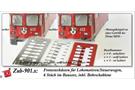 AB-Modell N Frontsteckdosen zu RhB Loks und Steuerwagen, rot lackiert (Inhalt: 6 Stk.)