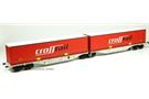 ACME H0 AAE Doppel-Containerwagen Sggmrss ’90 Crossrail 3. Betriebsnummer (SoSe CH)