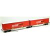 ACME H0 AAE Doppel-Containerwagen Sggmrss ’90 Crossrail 3. Betriebsnummer (SoSe CH)