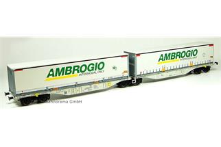 Acme H0 Ambrogio Doppel-Containerwagen Sggmrss ’90 *AVK*