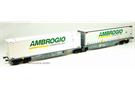 ACME H0 Ambrogio Doppel-Containerwagen Sggmrss ’90