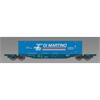 ACME H0 Cemat Containerwagen Sgnss Di Martino
