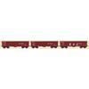 ACME H0 DB AG Rolldachwagen-Set Tamns 895, DB Cargo - Graffiti, gealtert, Ep. V-VI, 3-tlg.
