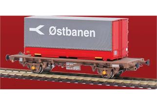 ACME H0 DSB Containertragwagen Lgmns, Østbanen, Ep. V