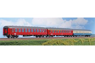 ACME H0 DSB/DB Reisezug-Wagenset 1 D 236/237 Nord-West Express, Ep. V, 3-tlg.