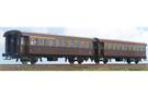 ACME H0 FS Personenwagen-Set Bi 35.230/ABi 65.002, castano/isabella, Ep. III, 2-tlg.