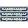 ACME H0 FS Reisezugwagen-Set UIC-X 1997R, XMPR, Ep. V-VI, 3-tlg.