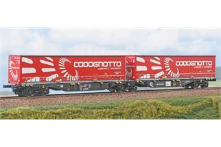 ACME H0 PKP Cargo Doppel-Containertragwagen Sggmrss 90', Codognotto, Ep. V-VI
