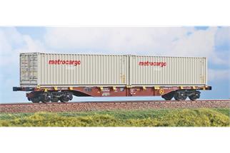 ACME H0 Touax Containertragwagen Sgns, Metrocargo Italia, Ep. V-VI