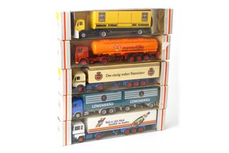 Albedo H0 Lot diverse Lastwagen, 5--tlg. *OCCASION*