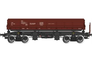 Albert Modell H0 CSD Seitenkippwagen Ua, braun, Ep. IV