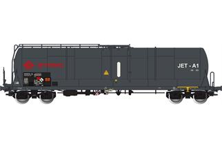 Albert Modell H0 Ermewa Kesselwagen Zas, JET-A1, grau, Ep. VI