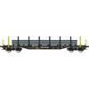 Albert Modell H0 ERR Rungenwagen Smnps, schwarz/gelb, mit Ladung, Ep. VI