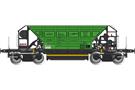 Albert Modell H0 Majkoltrans Selbstentladewagen Faccpp, grün, Ep. VI