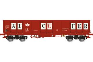 Albert Modell H0 MAV Hochbordwagen Eas, ALCUFER, rot, Ep. V
