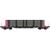 Albert Modell H0 On Rail Rungenwagen Smnps, schwarz/pink, mit Ladung, Ep. VI