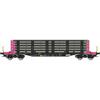 Albert Modell H0 On Rail Rungenwagen Smnps, schwarz/pink, mit Ladung, Ep. VI