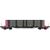 Albert Modell H0 On Rail Rungenwagen Smnps, schwarz/pink, mit Ladung, Ep. VI