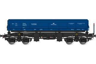 Albert Modell H0 PKP Cargo Seitenkippwagen Fa, blau, Ep. VI