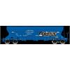 Albert Modell H0 Rail Cargo Hungaria Getreidesilowagen Tagps, blau mit Graffiti, Ep. VI