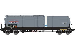 Albert Modell H0 VTG Kesselwagen Zas, NACCO, grau, Ep. VI