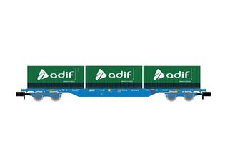 Arnold N RENFE Containerwagen, 3x20'-Container ADIF, Ep. VI