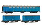 Arnold N RENFE Werkstattwagen-Set Tajo de Via, blau, Ep. IV-V, 3-tlg.