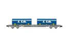 Arnold N SNCF Containertragwagen Sgnss, 2x22'-Coil-Container TTS, Ep. V