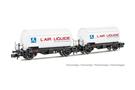 Arnold N SNCF Gaskesselwagen-Set, L'Air Liquide, Ep. IV-V, 2-tlg.