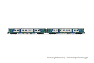 Arnold N (Sound) FS Dieseltriebwagen-Set ALn.668 Serie 1000, Ep. V-VI, 2-tlg.