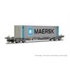 Arnold TT Ermewa Containerwagen Sffgmss IFA, 45'-Container Maersk, Ep. VI