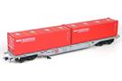 B-Models H0 AAE Containertragwagen Sgns, 2x30'-Bulkcontainer Den Hartogh, Ep. VI