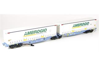 B-Models H0 Ambrogio Doppel-Containertragwagen Sggmrss 90', Ambrogio, 2. Betriebsnummer