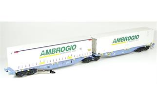 B-Models H0 Ambrogio Doppel-Containertragwagen Sggmrss 90', Ambrogio, 4. Betriebsnummer