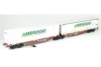 B-Models H0 Ambrogio Doppel-Containertragwagen Sggmrss 90', Ambrogio, 5. Betriebsnummer
