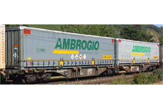 B-Models H0 Ambrogio Doppel-Containertragwagen Sggmrss 90', Ambrogio, 6. Betriebsnummer