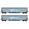 B-Models H0 CFL Cargo Schiebeplanenwagen-Set A Rils, 2-tlg.