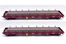 B-Models H0 CFL Rungenwagen-Set Res, Schienenladung, 2-tlg.