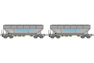 B-Models H0 CTC Getreidesilowagen-Set B, Transcéréales CTC, 2-tlg.
