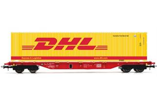 B-Models H0 DB AG Containertragwagen Sgns, 45'-Container DHL