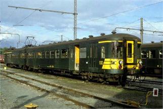 B-Models H0 (DC Digital) SNCB Elektrotriebzug AM 54 100, 2-tlg.