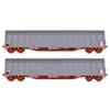 B-Models H0 France Wagons Schiebeplanenwagen-Set A Rils, 2-tlg.