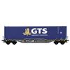 B-Models H0 GTS Containertragwagen Sgns, Swap Body GTS