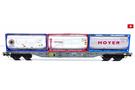 B-Models H0 Hupac Containertragwagen Sgns, InterBulk/Hoyer