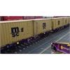 B-Models H0 Innofreight Containertragwagen-Doppeleinheit, 4x 20'-Container MSC