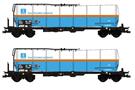B-Models H0 SNCB Kesselwagen-Set, Solvay - Natronchemie, 2-tlg.