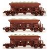 B-Models H0 SNCB Schotterwagen-Set, Schotterladung, Ep. IV, 3-tlg.